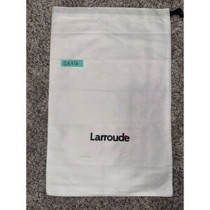 Larroude White Black One Size Storage Dust Bag​